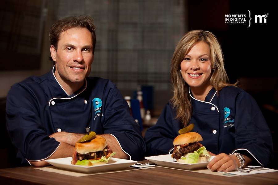 Edmonton-Commercial-Photographers-Jason-Studwick-&-Leila-2 Delux Burger Celebrity Chefs Jason Strudwick and Leila Zuniga