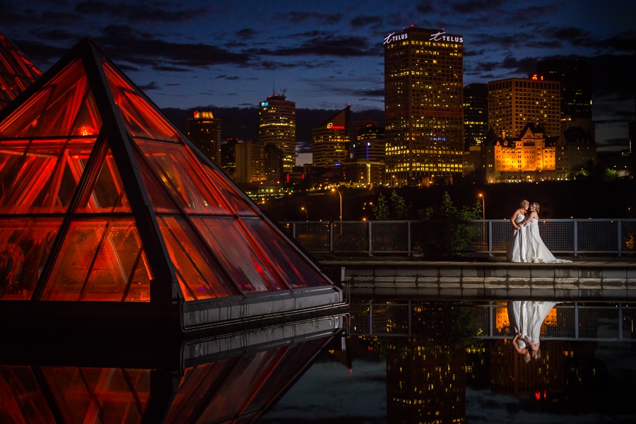 Kathryn & Amanda – Wedding at the Muttart Conservatory
