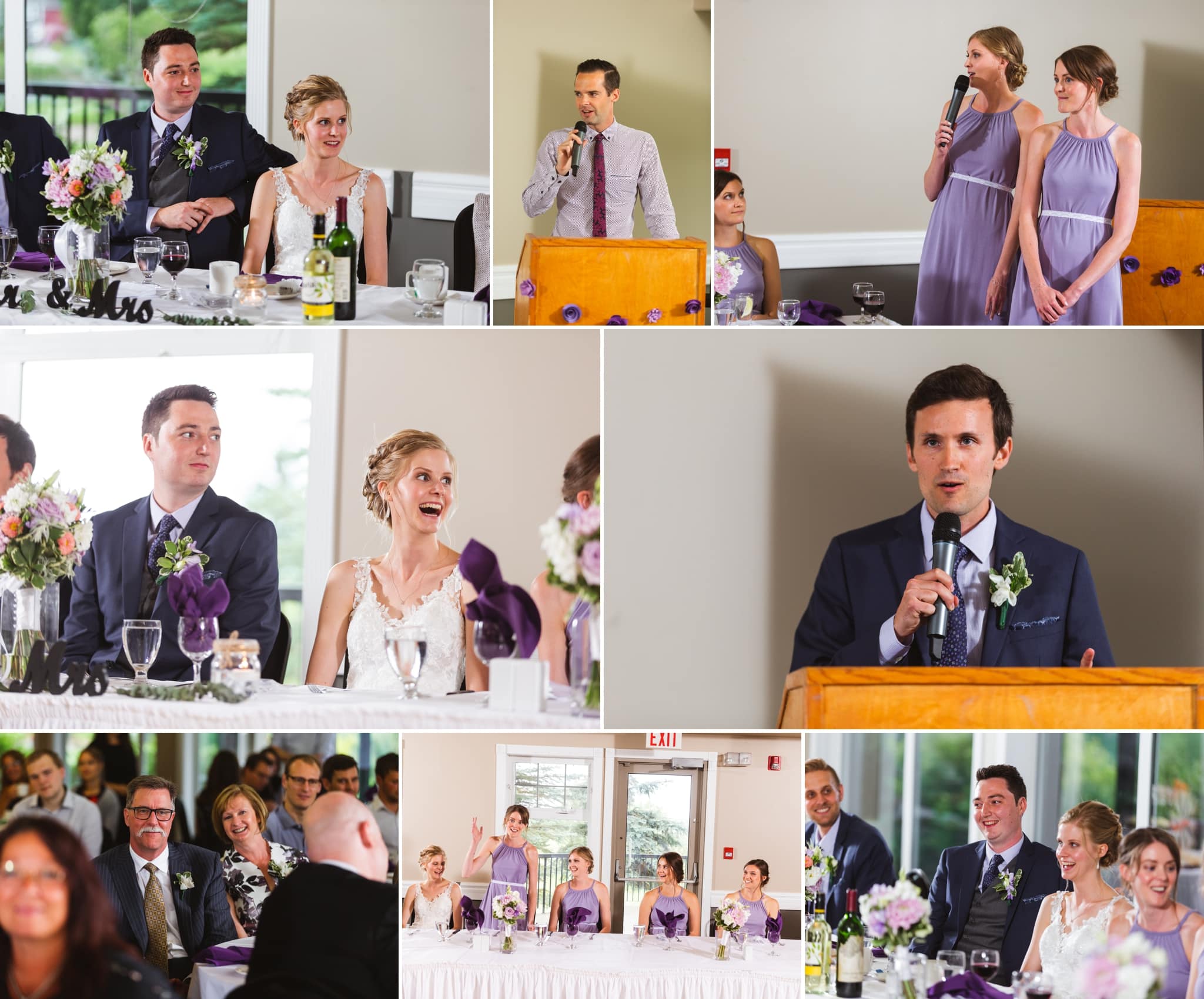 Edmonton Wedding Photographers - Wedding Reception photos at Coloniale Golf Club in Beaumont