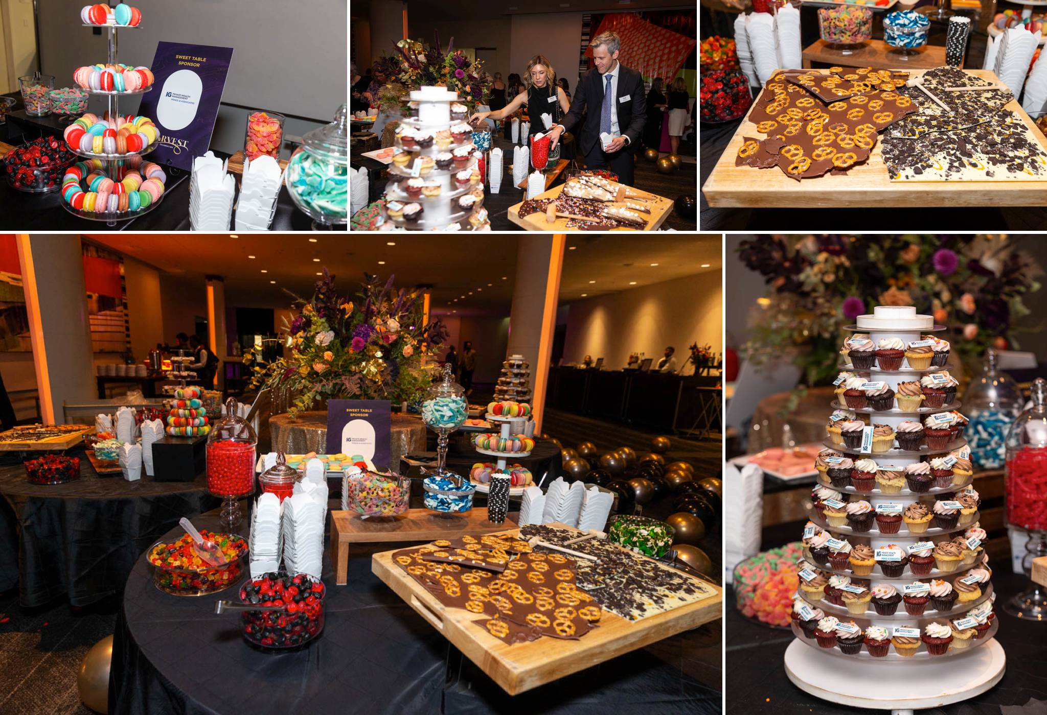 Food detail photos from the Harvest Gala held at the Edmonton Convention Centre