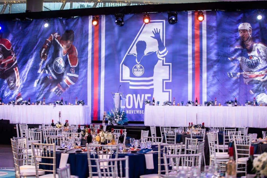 Event photography at Ford Hall inside of Rogers Place in Edmonton