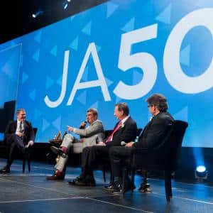 Event Photography at the Edmonton Expo Centre - stage photos from the 50th Annivesary of Junior Achievement
