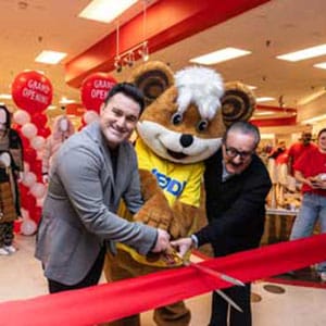 Brand activation photography for the grand opening of Zellers in Londonderry Mall
