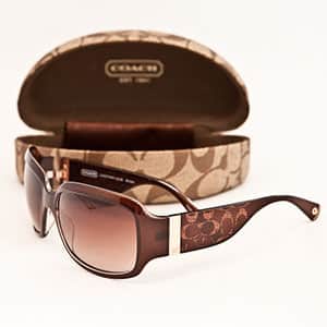 Edmonton Commercial Product Photography - COACH Sunglasses photographed for Londonderry Eye Care