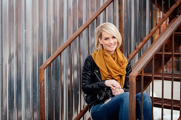 Edmonton headshot photographer - branding session for Jill Coursen